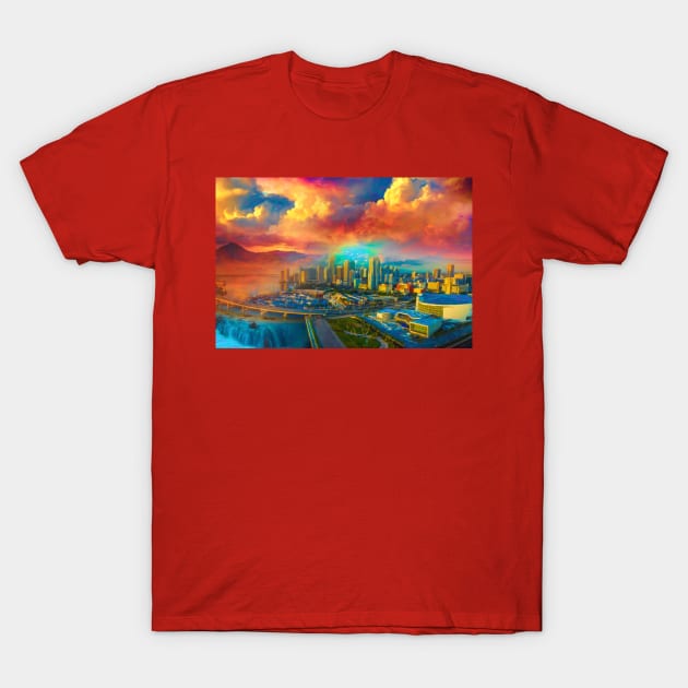 City Scape-big T-Shirt by jasminaseidl